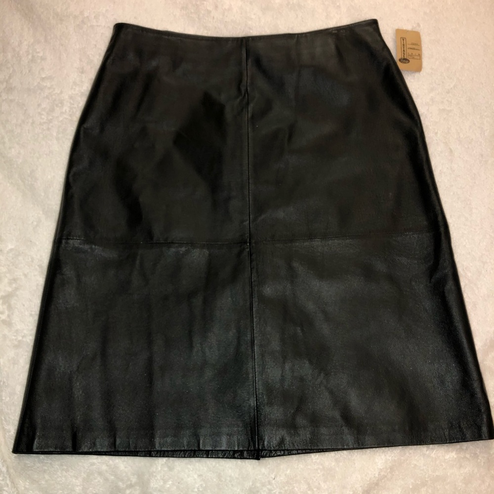 Massini Leather skirt